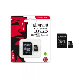 MEMORIA MICRO SD CANVAS 16GB KINGSTON