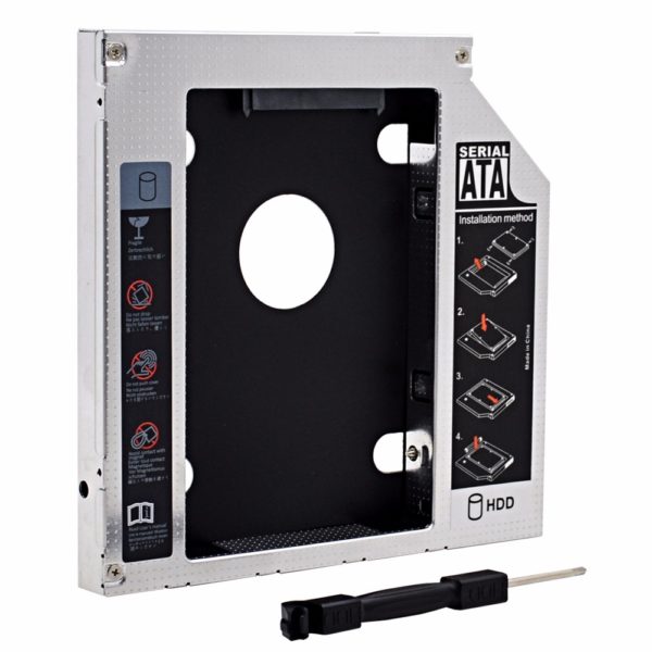 2nd Hdd Caddy Laptop Hard Drive Caddy For Dell E6440 E6540 E5540 E5440...