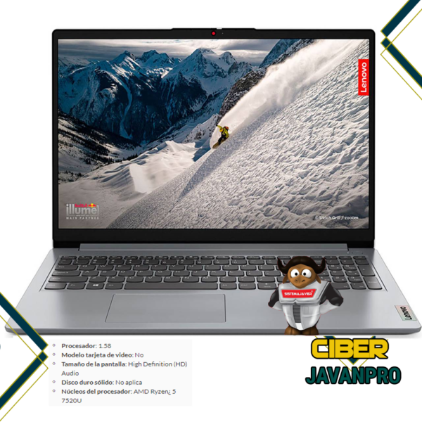 Lenovo AMD Ryzen 5 Ideapad 1 Serie 7520u